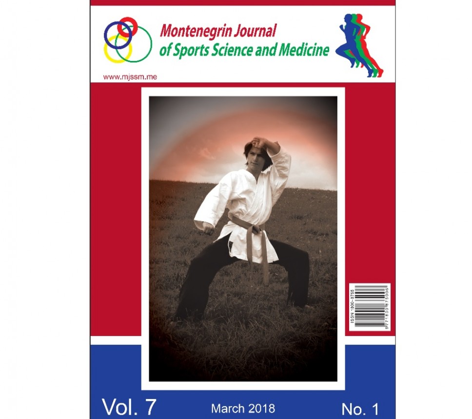 U martu novi broj naučnog časopisa "Montenegrin Journal of sports science and medicine"