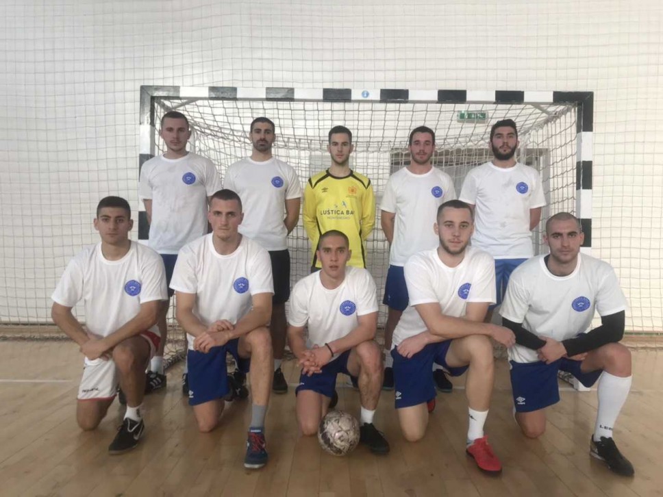Fudbalska ekipa Fakulteta za sport i fizičko vaspitanje prvak A grupe Studentske lige