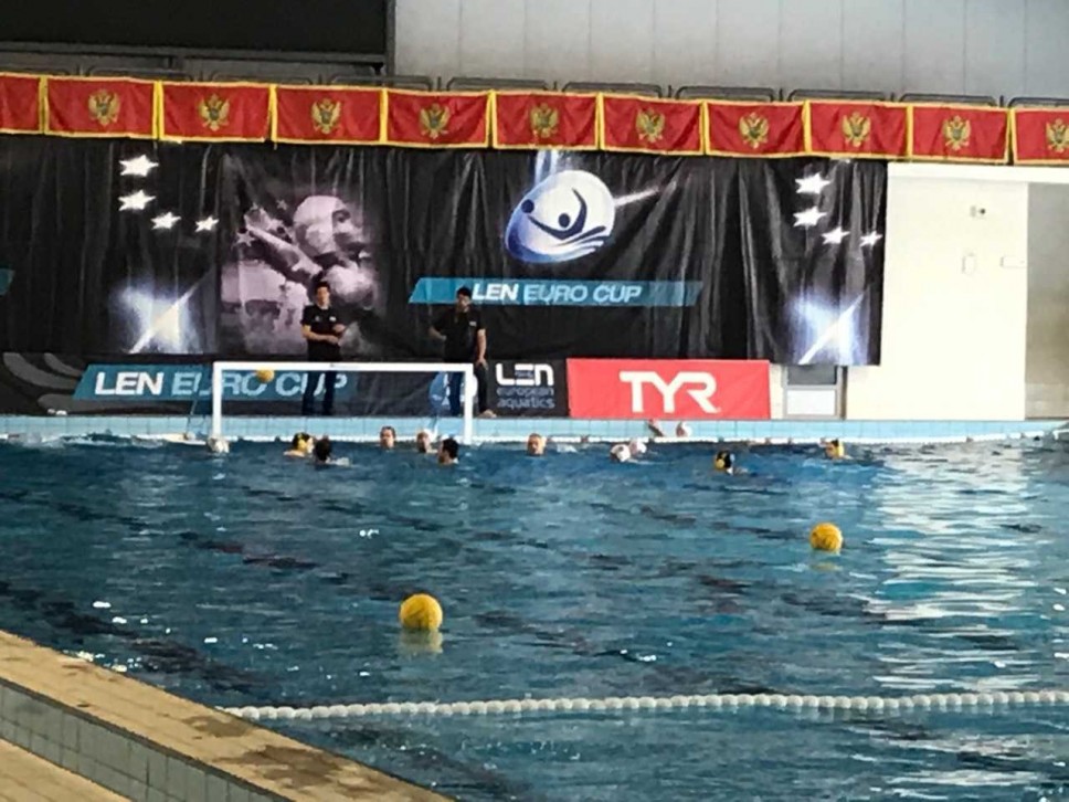 Water Polo Players of the Club ‘Jadran Carine’ tested before the Final Match of the Len Euro Cup
