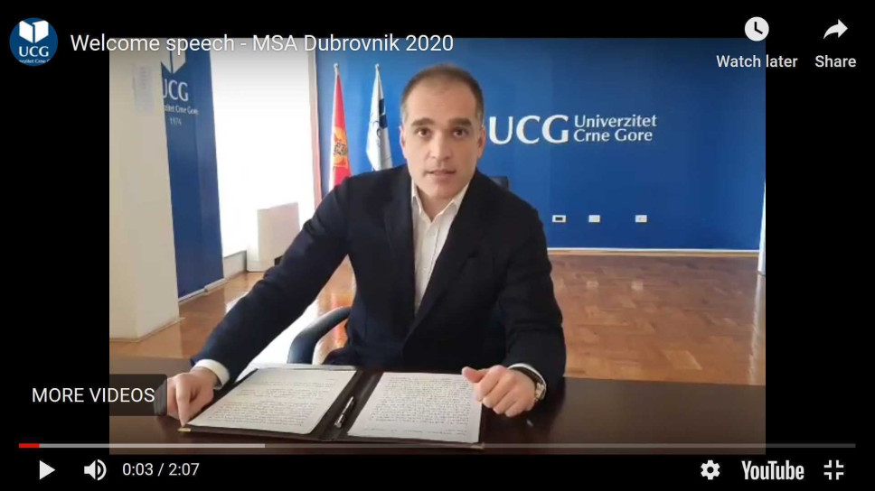 Dekan Popović na otvaranju CSA konferencije: Virus nas ne može zaustaviti da radimo dobre stvari na polju nauke 
