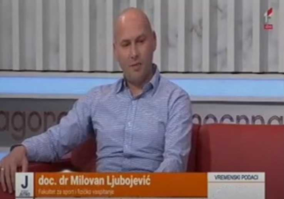 Assistant Professor, Milovan Ljubojević, PhD, Talks about Admission Exam and Study Programs of the Faculty for Sport and Physical Education for RTMNE  