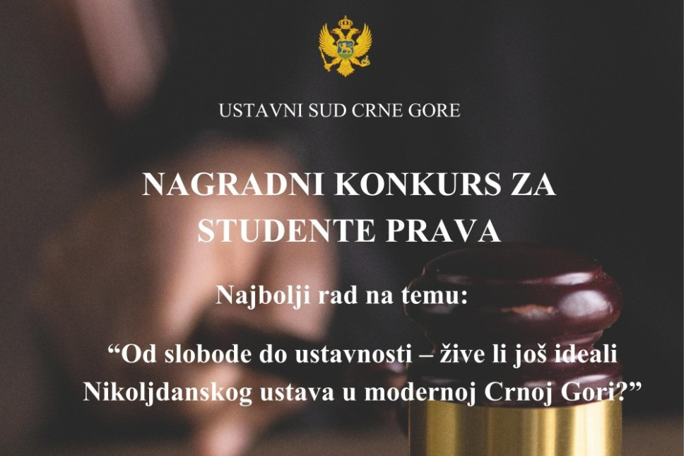 Konkurs za najbolji studentski esej povodom 120 godina Nikoljdanskog ustava