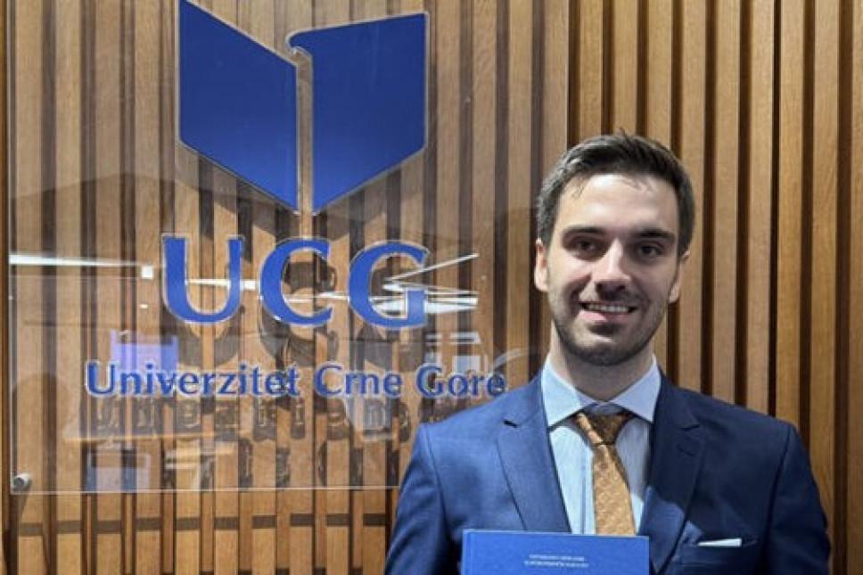 Dr Luka Martinović nagrađen kao najuspješniji mladi naučnik 2024. godine
