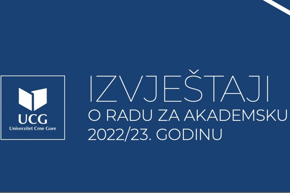 First standardized report on academic work published: Enhanced visibility of the University of Montenegros academic excellence