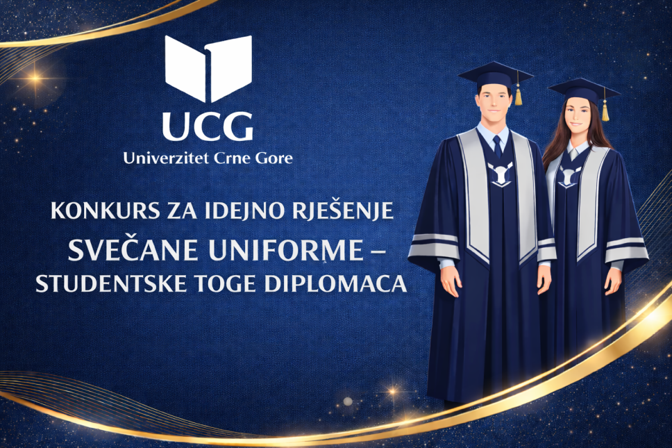 Univerzitet Crne Gore raspisao konkurs za idejno rješenje svečane uniforme diplomaca