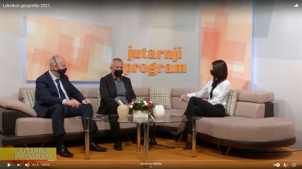 Gostovanje članova redakcije Leksikona geografije Crne Gore na Televiziji Nikšić