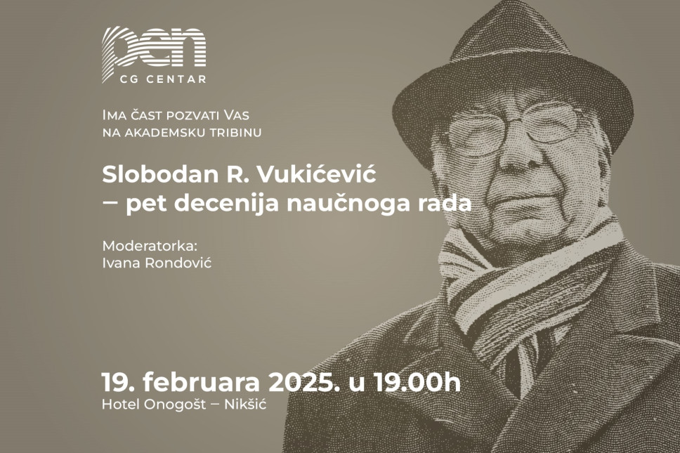 Akademska tribina: Prof. dr Slobodan Vukićević - pet decenija naučnog rada 