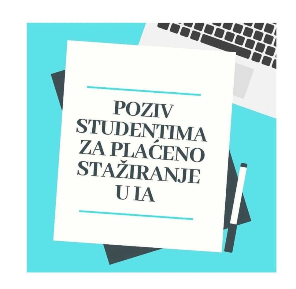 Plaćeno stažiranje studentima u IA