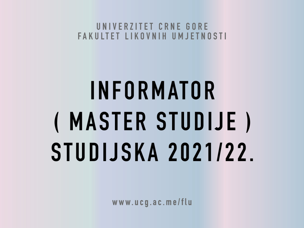 Information on enrollment in MASTER STUDIES