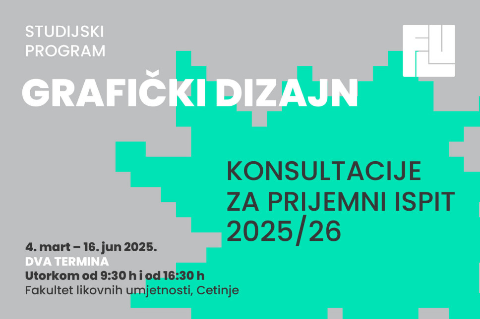 Konsultacije za prijemni ispit SP Grafički dizajn