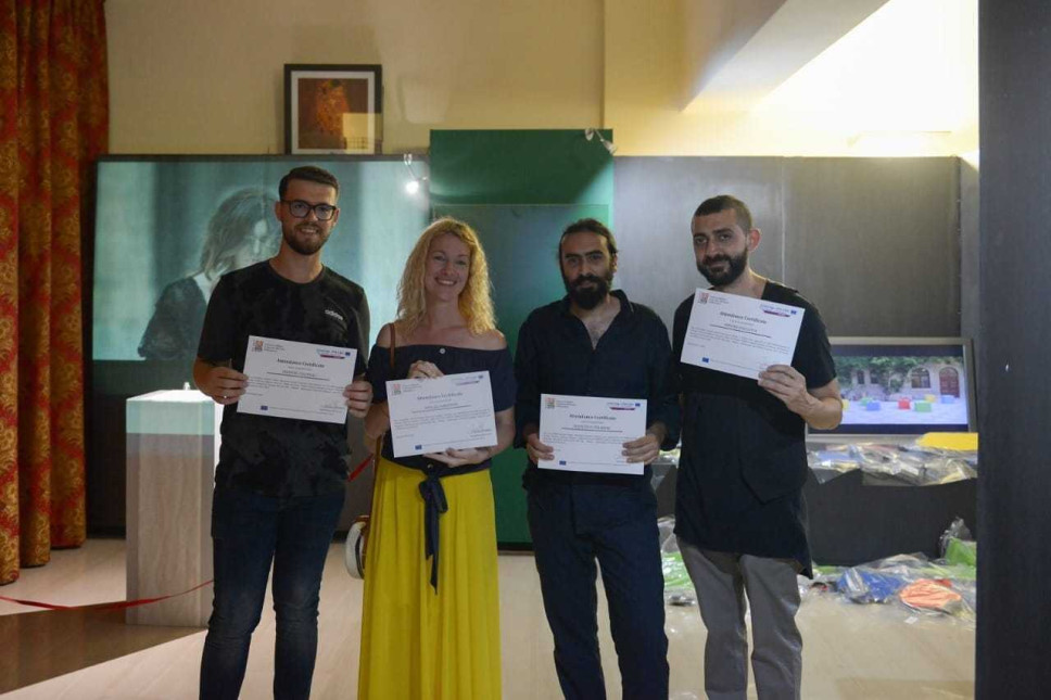 Predstavljanje studentkinje Bosiljke Bakočević na izložbi u okviru IPA projekta "MONET"