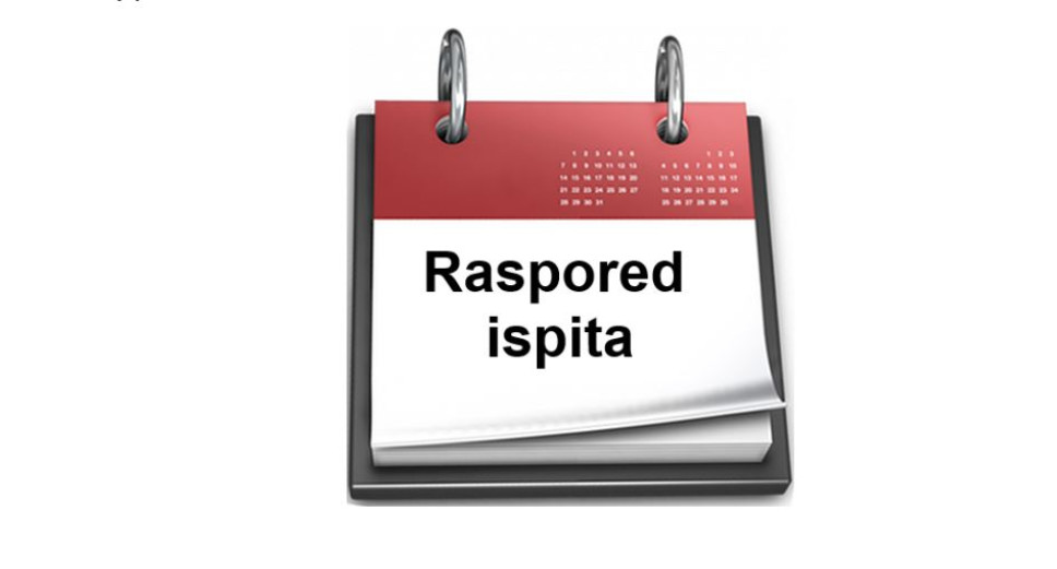 Raspored polaganja ispita 