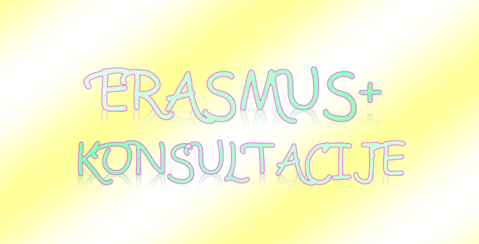 Erasmus+ konsultacije