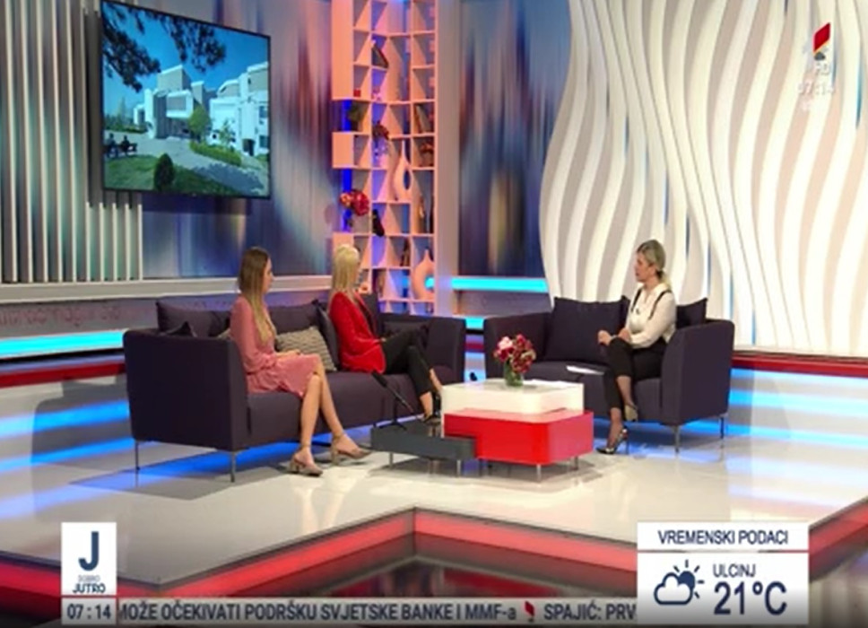 Presentation of the Faculty of Civil Engineering of the University of Montenegro in the morning program