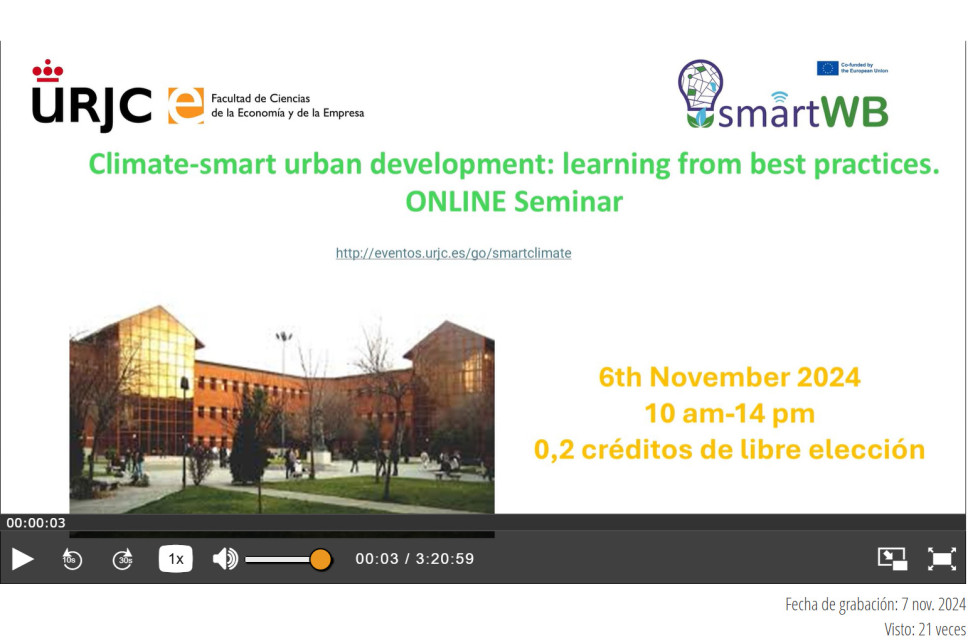 International online seminar held within the SmartWB project  