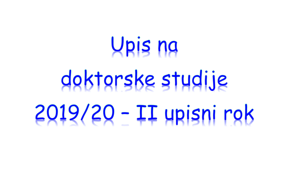PhD studies enrolment - 2019/20 - 2nd call