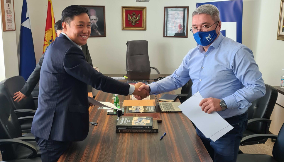 Memorandum of cooperation between the Faculty of Mechanical Engineering of the University of Montenegro and a Chinese company in the field of renewable energy sources
