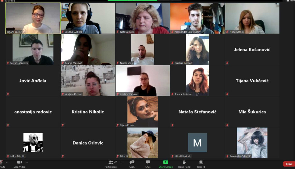 Students of journalism on the training course: “Media and information literacy against challenges in digital world” - 