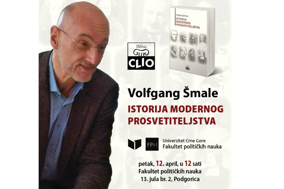 Promocija knjige Istorija modernog prosvetiteljstva