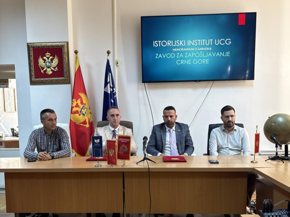 Istorijski institut i Zavod za zapošljavanje Crne Gore potpisali Memorandum o saradnji