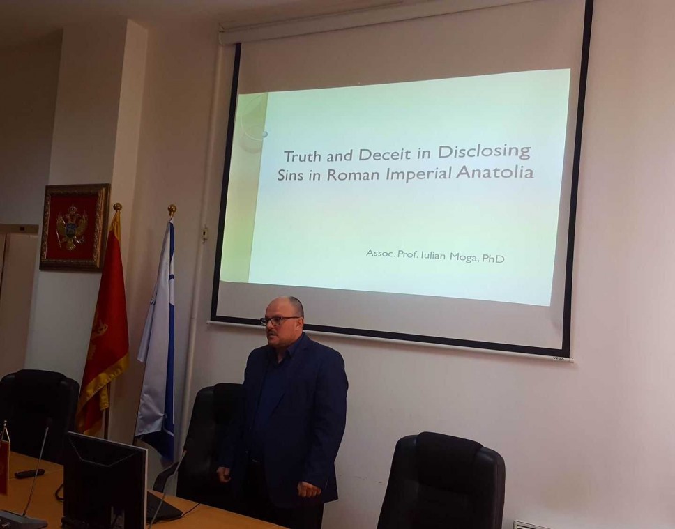 Lecture of professor Iulian Moga