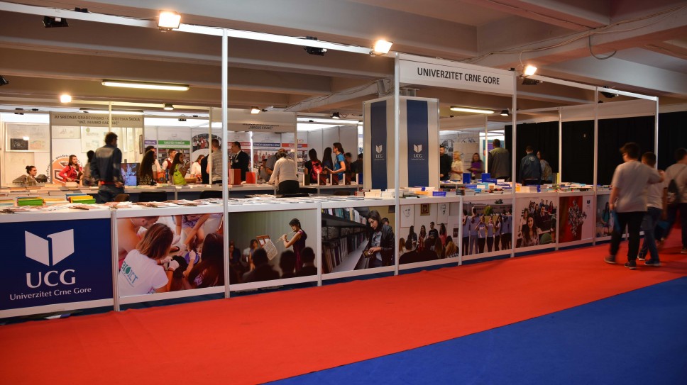 Univerzitet Crne Gore učestvuje na Međunarodnom podgoričkom sajmu knjiga i obrazovanja