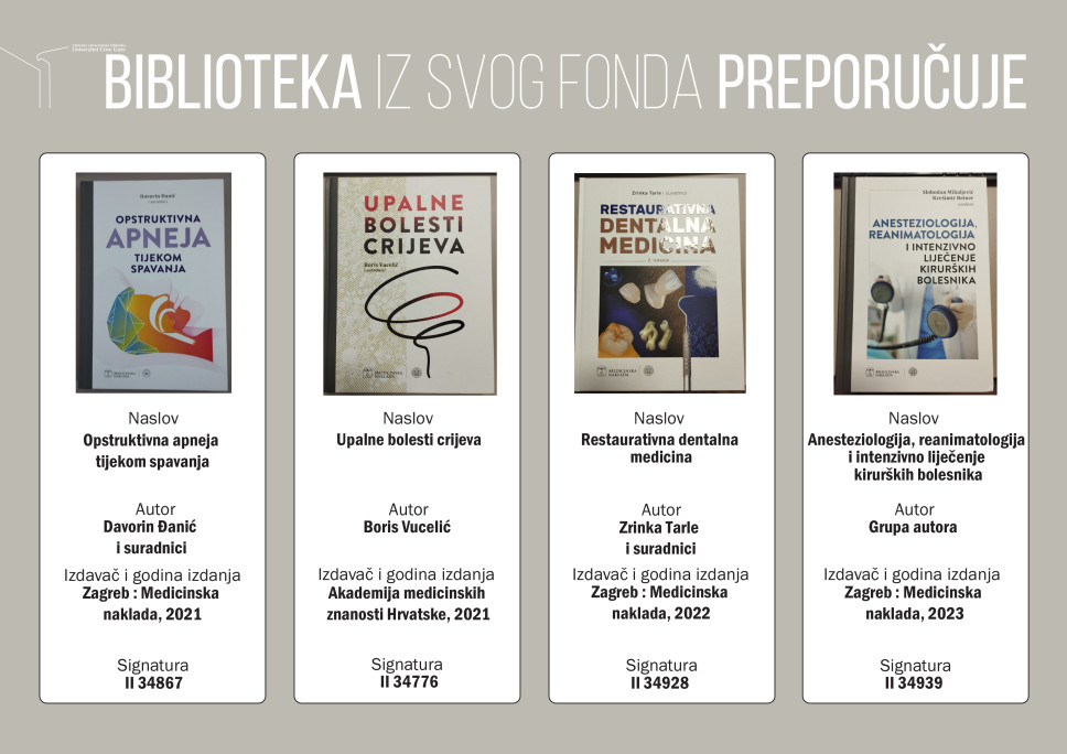 Biblioteka preporučuje literaturu - medicina