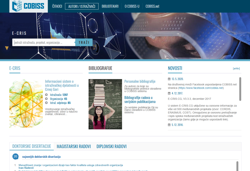 Bibliografije istraživača 
