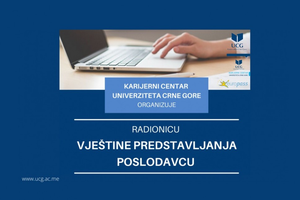 Radionica za studente: Vještine predstavljanja poslodavcu i predstavljanje Europass dokumenata - 26. oktobra