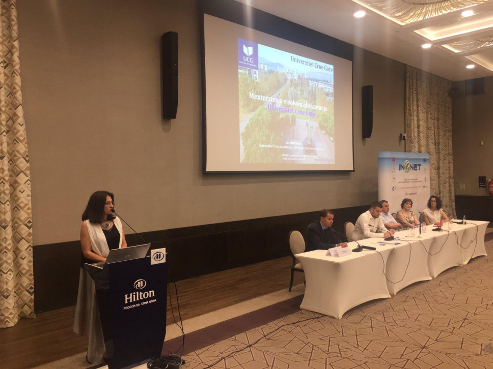 UCG na završnoj konferenciji INO NET projekta - značaj mentorstva za studente 