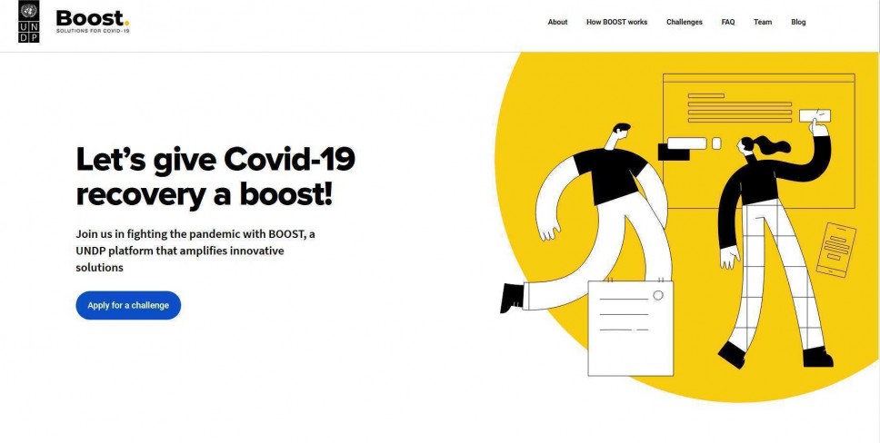 UNDP-BOOST Solutions for COVID-19 open for application