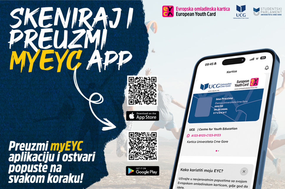 Zvanična studentska Evropska omladinska kartica (EYC) - povoljnosti po mjeri studenata