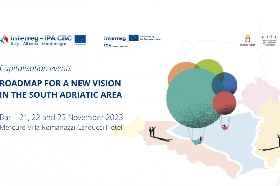 thematic events in Bari as part of the INTERREG IPA capitalization action of cross-border cooperation Italy-Albania-Montenegro 2014-2020