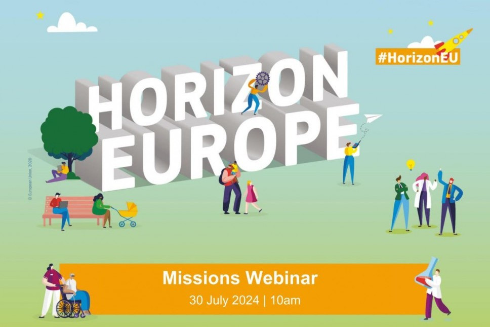 Vebinar o misijama <span class="CyrLatIgnore">Horizon Europe</span> i novoj evropskoj inicijativi Bauhaus - 30. jul 2024.
