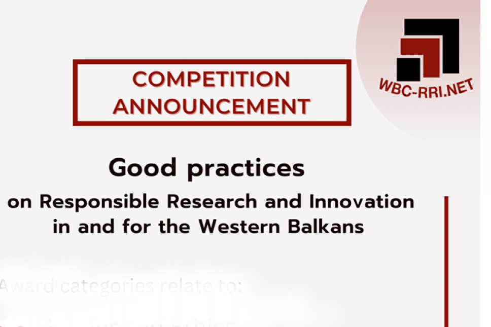 Open call for submission of good practices within the WBC-RRI.NET program