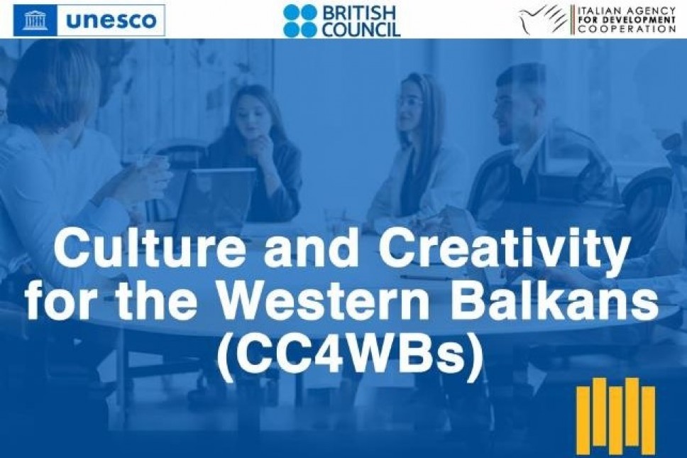 Poziv za prijavljivanje projekata u okviru programa “Kultura i kreativnost za Zapadni Balkan” (<span class="CyrLatIgnore">CC4WBs</span>)