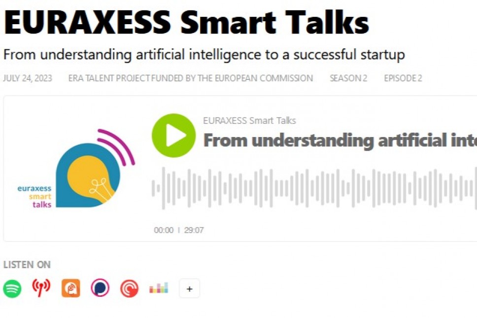 New episode of EURAXESS Smart Talks podcast