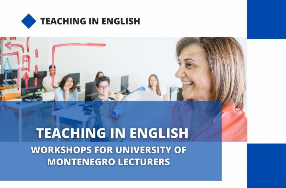 Applications for training on the topic of teaching in English language 