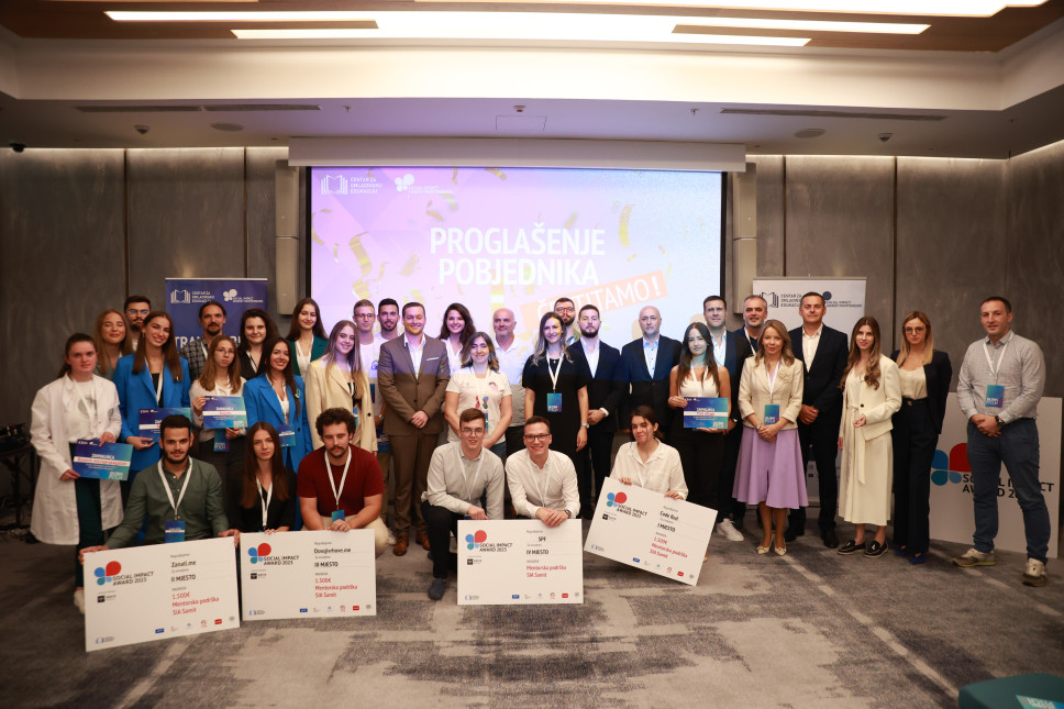 Na svečanoj ceremoniji proglašeni pobjednici Social Impact Award (SIA) programa