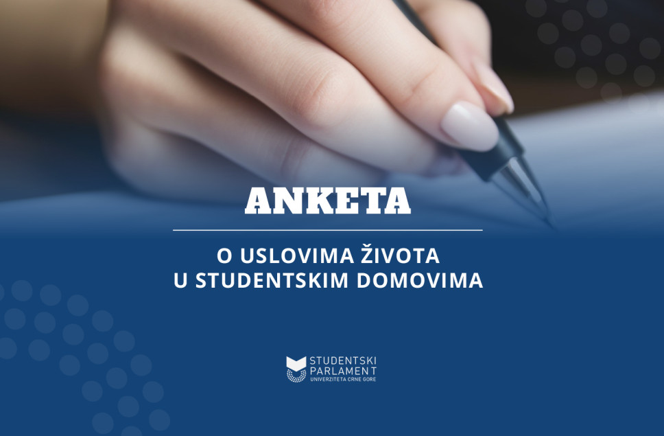 Anketa o uslovima života u studentskim domovima (2024)
