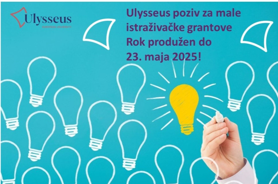 Prijave za Ulysseus istraživački program produžene do 23. maja