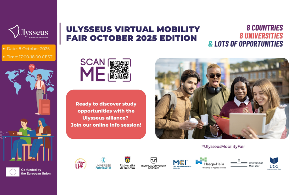 Discover exchange opportunities – registrations for the Ulysseus Virtual Mobility Fair are now open!