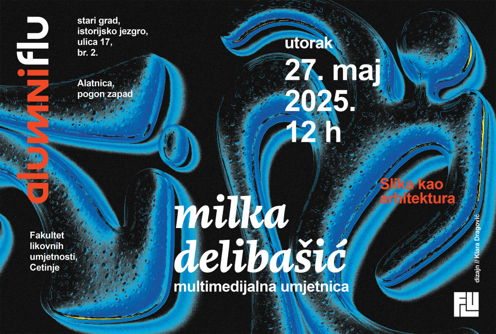Lecture by multimedia artist Milka Delibašić, alumna of the Faculty of fine arts