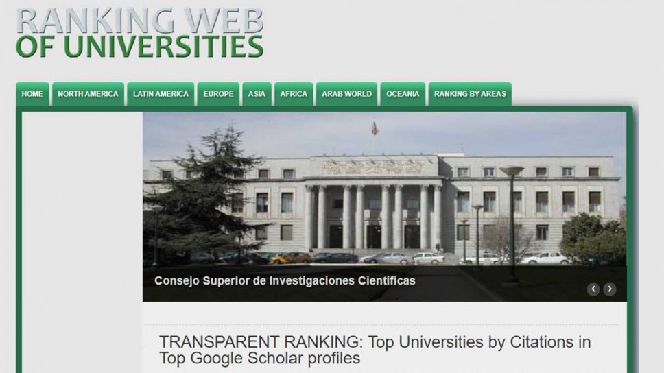 Na Webometrics Transparent Ranking listi  Univerzitet Crne Gore napredovao za 120 mjesta