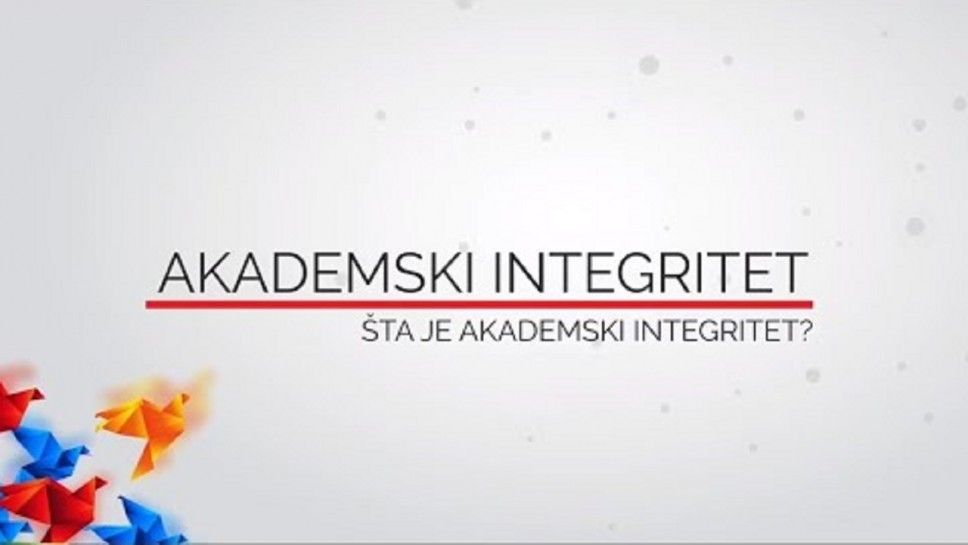 VIDEO 1  - Šta je akademski integritet