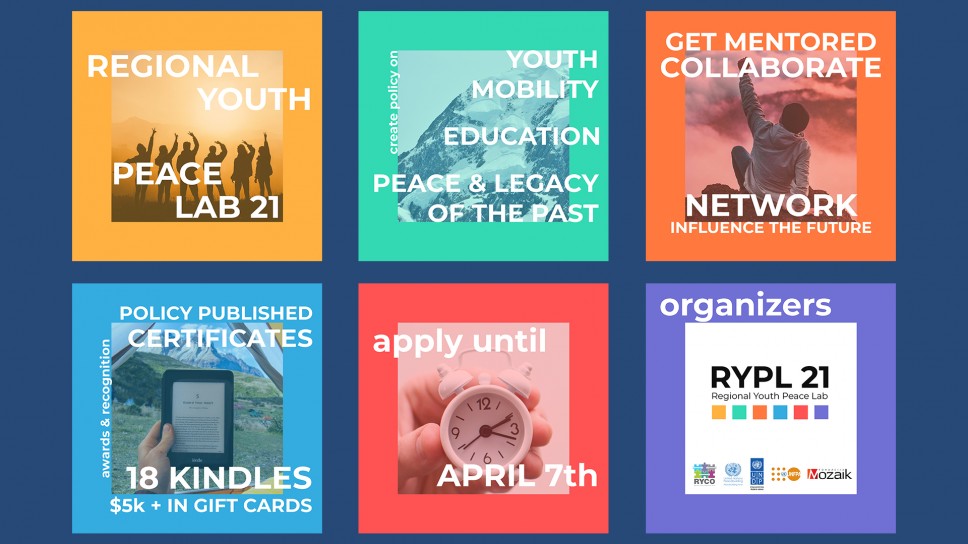 Poziv za Regionalno takmičenje mladih za mirovne laboratorije 2021. do 7. aprila