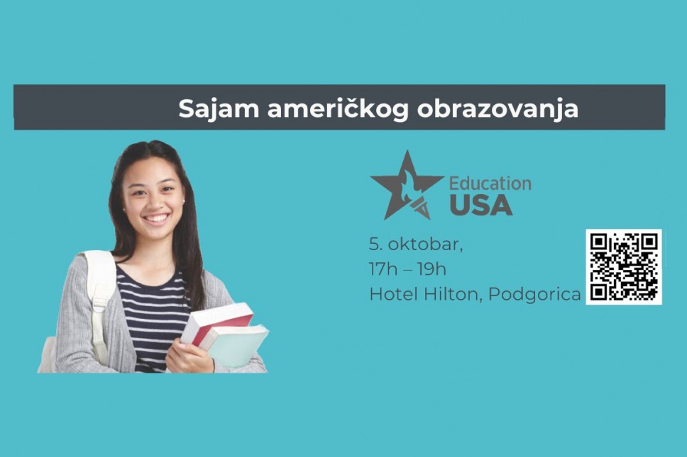 <span class="CyrLatIgnore">EducationUSA</span> i Ambasada SAD u Podgorici organizuju Sajam američkog obrazovanja
