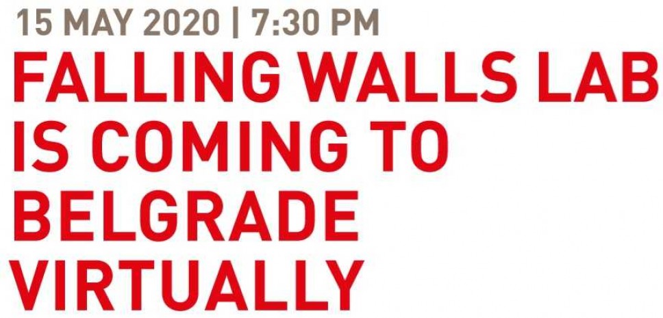 Produžen rok za prijavu za "Falling Walls Lab 2020" u digitalnoj verziji 