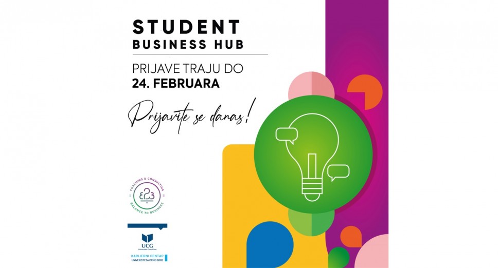 Prijave za treći Student business hub program još danas