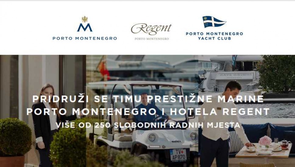 Jednodnevni sajam sezonskog zapošljavanja kompanije Porto Montenegro - 25. februara u Podgorici